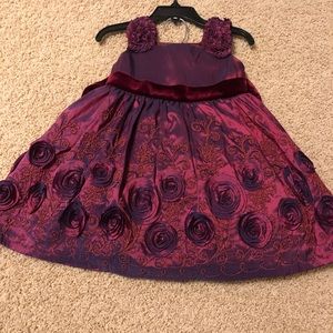 Rare Editions Burgundy Dress